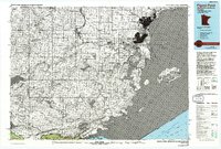 Pigeon Point 1985 topographic map thumbnail
