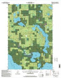 Pimushe Lake 1996 topographic map thumbnail