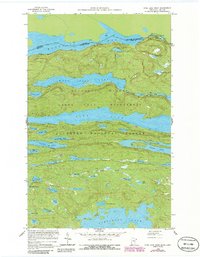 Pine Lake West 1959 topographic map thumbnail