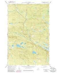 Pine Mountain 1959 topographic map thumbnail