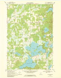 Platte Lake 1968 topographic map thumbnail