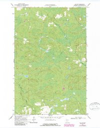 Ray SW 1969 topographic map thumbnail