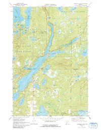 Roosevelt Lake 1970 topographic map thumbnail