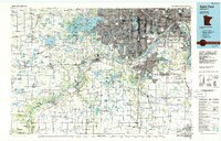 Saint Paul 1985 topographic map thumbnail