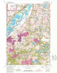 St. Paul SW 1967 topographic map thumbnail