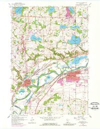 Shakopee 1958 topographic map thumbnail