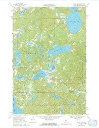 Snider Lake 1969 topographic map thumbnail