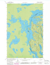 Snow Bay 1963 topographic map thumbnail