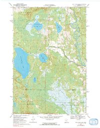 Split Hand Lake 1970 topographic map thumbnail