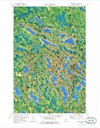 Spring Lake 1970 topographic map thumbnail