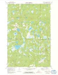 Stewart Lake 1971 topographic map thumbnail