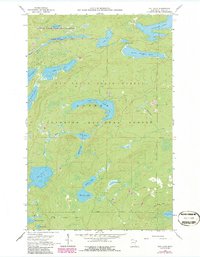Tait Lake 1960 topographic map thumbnail