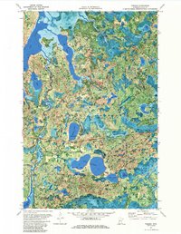 Tobique 1971 topographic map thumbnail