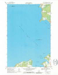 Wahkon North 1968 topographic map thumbnail