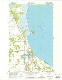 Warroad 1967 topographic map thumbnail