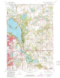White Bear Lake East 1967 topographic map thumbnail