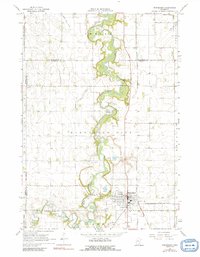 Winnebago 1967 topographic map thumbnail