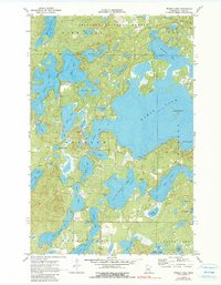 Woman Lake 1970 topographic map preview