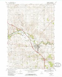 Zumbrota 1968 topographic map thumbnail