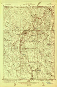 Ashland 1931 topographic map thumbnail