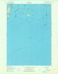 Bailey Island 1957 topographic map preview