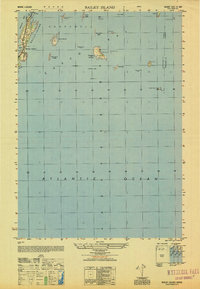 Bailey Island 1950 topographic map preview