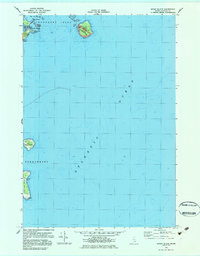 Baker Island 1983 topographic map thumbnail