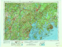 Bangor 1956 topographic map thumbnail