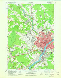 Bangor 1978 topographic map thumbnail