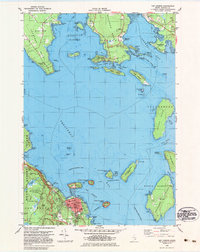 Bar Harbor 1982 topographic map thumbnail