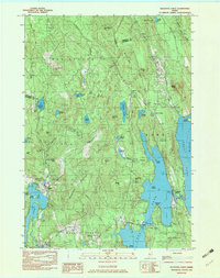 Belgrade Lakes 1982 topographic map thumbnail
