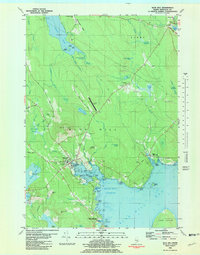 Blue Hill 1981 topographic map thumbnail