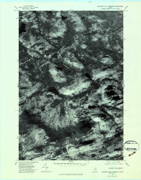 Boundary Bald Mountain 1977 topographic map thumbnail