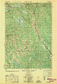Boyd Lake 1951 topographic map thumbnail
