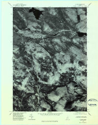 B Pond 1977 topographic map thumbnail