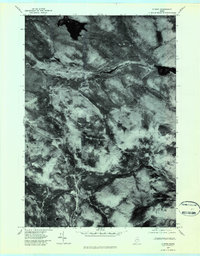 B Pond 1977 topographic map thumbnail