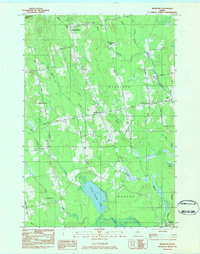 Bradford 1983 topographic map thumbnail