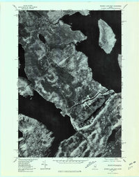 Brassua Lake East 1977 topographic map preview