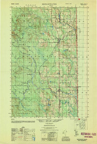Bridgewater 1953 topographic map thumbnail