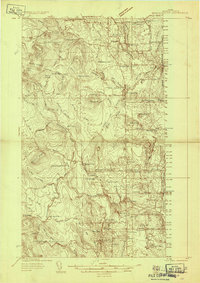 Bridgewater 1934 topographic map thumbnail