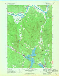 Bryant Pond 1967 topographic map thumbnail