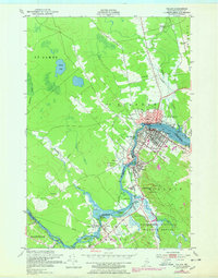 Calais 1949 topographic map thumbnail