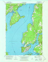 Castine 1973 topographic map thumbnail
