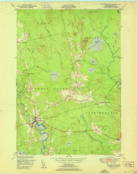 Columbia Falls 1951 topographic map thumbnail