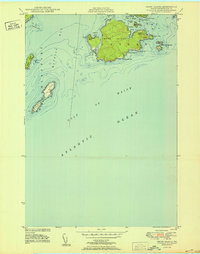Cross Island 1950 topographic map thumbnail