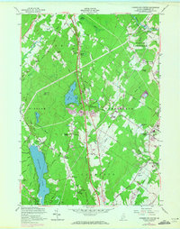 Cumberland Center 1957 topographic map thumbnail