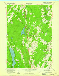 Cumberland Center 1957 topographic map thumbnail
