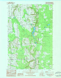 Easton Center 1984 topographic map preview