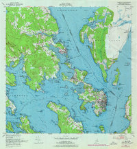 Eastport 1949 topographic map thumbnail