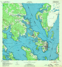 Eastport 1949 topographic map thumbnail